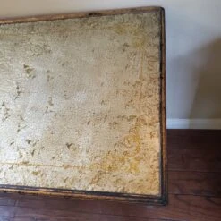 Venetian Verre Eglomise Silvered & Gilt Credenza