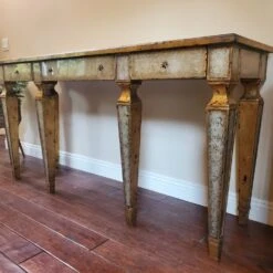 Venetian Verre Eglomise Silvered & Gilt Credenza -Othee Home Shop 1500 1500 frame 0 879