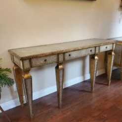 Venetian Verre Eglomise Silvered & Gilt Credenza -Othee Home Shop 1500 1500 frame 0 882