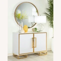 Other Modern Accent Cabinet In White & Gold Design Finish -Othee Home Shop 1500 1500 frame 0 89