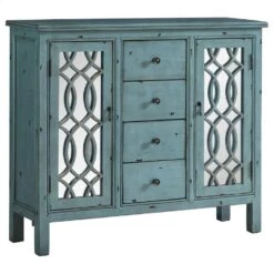 Other French Country Style Accent Cabinet In Antique Blue Finish -Othee Home Shop 1500 1500 frame 0 893
