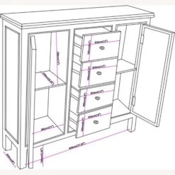 Other French Country Style Accent Cabinet In Antique Blue Finish -Othee Home Shop 1500 1500 frame 0 899
