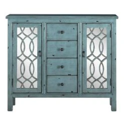 Other French Country Style Accent Cabinet In Antique Blue Finish -Othee Home Shop 1500 1500 frame 0 901