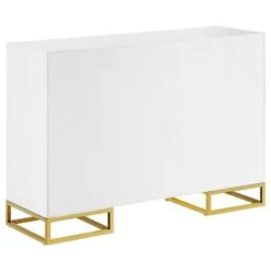 Other Modern Accent Cabinet In White & Gold Design Finish -Othee Home Shop 1500 1500 frame 0 91