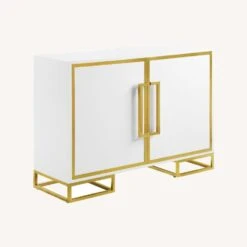 Other Modern Accent Cabinet In White & Gold Design Finish -Othee Home Shop 1500 1500 frame 0 92