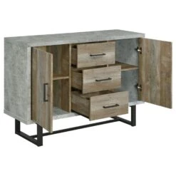 Other Accent Cabinet In Weathered Oak & Cement Finish -Othee Home Shop 1500 1500 frame 0 968
